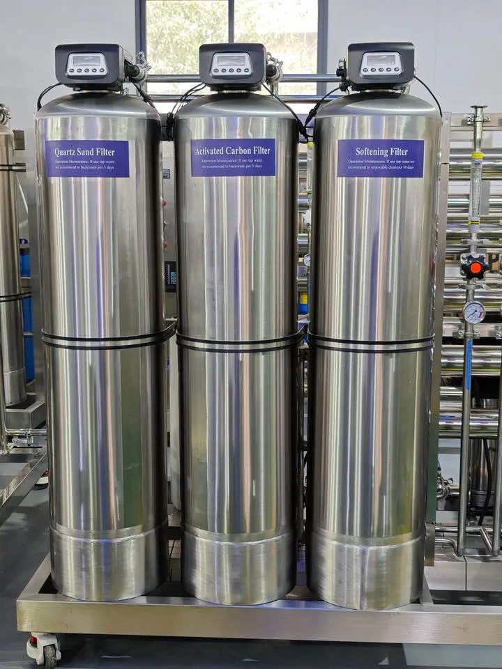 The Commercial Reverse Osmosis Water Treatment System for Cosmetic Production Lines Is Made of Stainless Steel — image 5