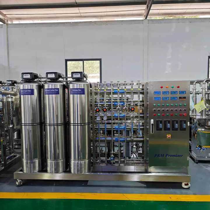 The Commercial Reverse Osmosis Water Treatment System for Cosmetic Production Lines Is Made of Stainless Steel — image 7