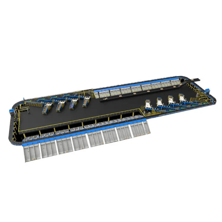 High Speed Automatic Sorting Line for Warehouse and Logistics Cross Belt Sorter Machine Conveyor System Industrial Equipment — image 6