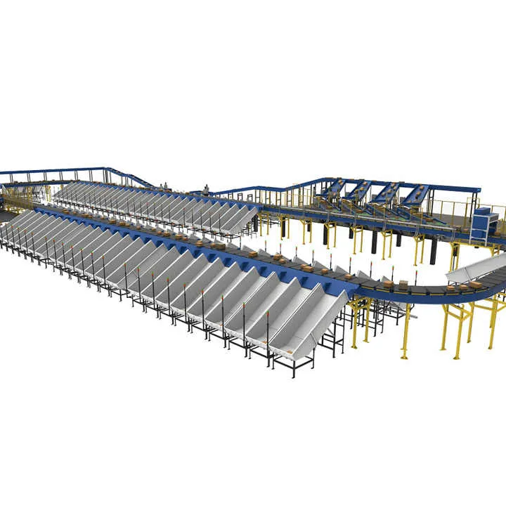 High Speed Automatic Sorting Line for Warehouse and Logistics Cross Belt Sorter Machine Conveyor System Industrial Equipment — image 7