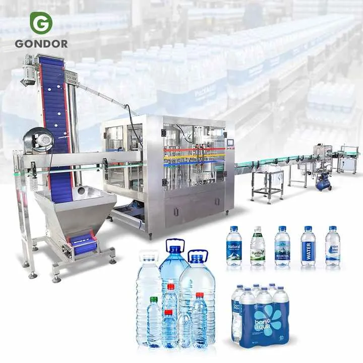 Complete Bottled Drinking Fully Automatic Water Plant Unit Water Filling Bottling Production Line with Packaging — image 7