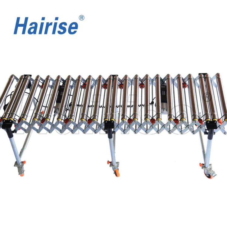 Hairise Manufacturer Extendable Roller Conveyor for Box|Corrugate Paper Delivery Line with Power Durable Motorized Conveyor — image 2