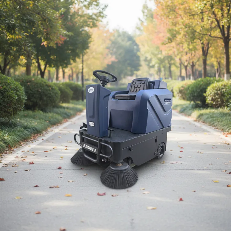 Heavy Duty Road Sweeper Street Cleaning Floor Sweeper Electric Battery Powered Street Cleaning Machine — image 3