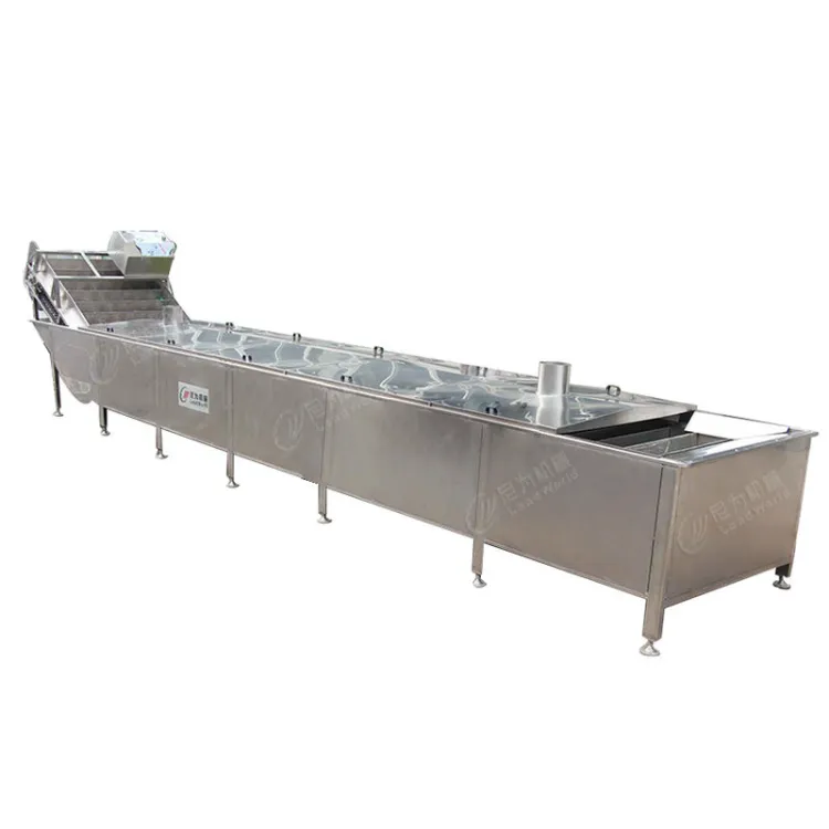 Automatic Complete Set of Prefabricated Vegetable and Meat Food Processing Equipment Thawing and Pre-Cooking Production Line — image 4