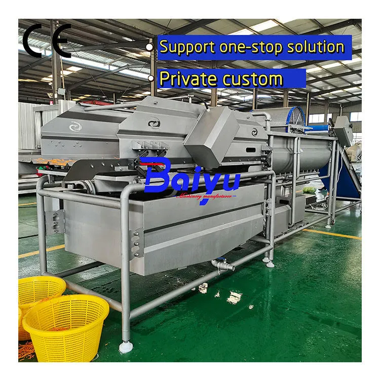 Baiyu Industrial Food Processing Equipment-Fruit and Vegetable Production Line for Cleaning Drying and Sorting — image 5