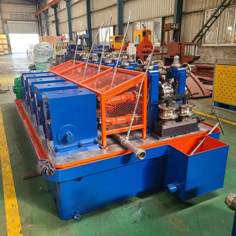 TY60 Black Carbon Steel Tube Production Line Round Square Pipe Making Machine Rectangular ERW Tube Pipe Mill — image 4