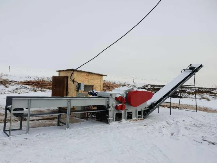Long Service Life Log and Tree Chipper Machinery diesel the Model Commercial Wood Chipper Machine #woodchipper #woodshredder — image 4
