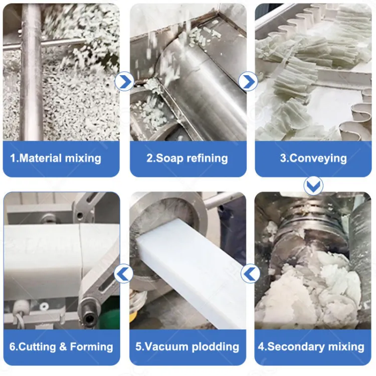 HNOC Full Automatic Hard Laundry Bar Soap Production Line Complete Machine De Fabrication De Savon — image 3