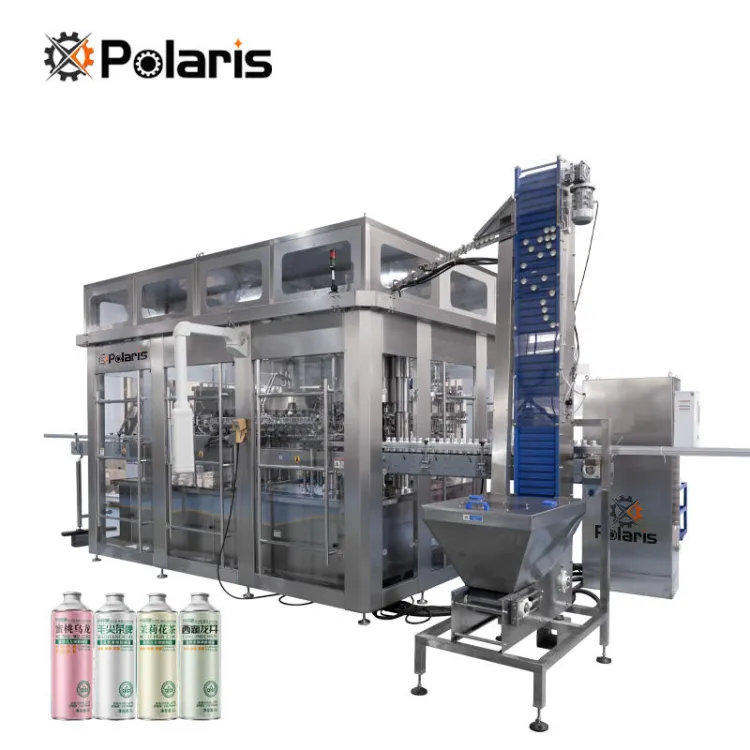 Aseptic Cold Filling Aluminium Can Production Line with CIP Cleaning for Fruit Juice Tea Coffee & Wine — image 2