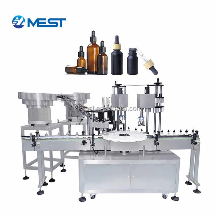 Full-automatic Small Bottle Liquid Fruit Juice Beverage Water Filling Capping Machine Filling Line for Oil and Wine — image 5