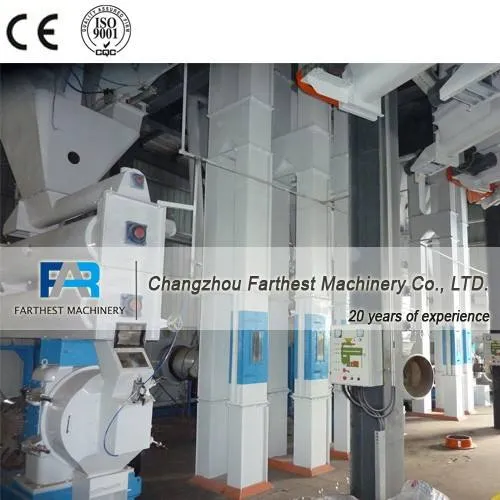 Lower Power 5ton Automatic Animal Feed Premix Plant Fish Chicken Feed Production Line — image 3