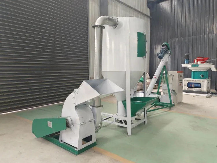 1 T/H Chicken Feed Production Line, 220V Stainless Steel Iron Stalk Pellet Line for Pig Cattle Sheep — image 5
