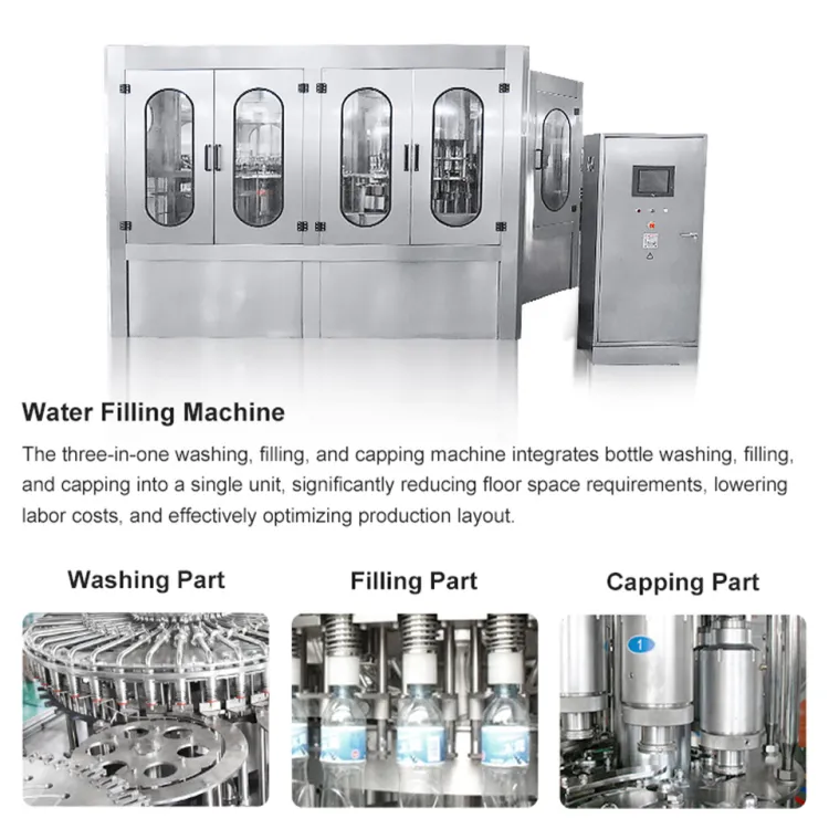 Drinking Water Filling Machine Complete Full Automatic Bottled Mineral Water Treatment Production Line — image 4