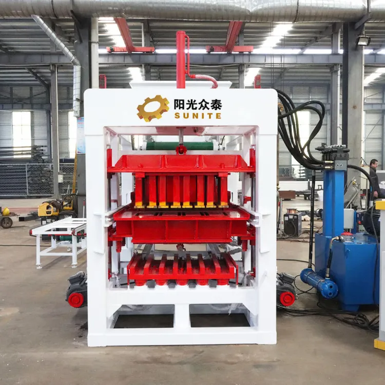 Auto Brick Making Machine Production Line QT4-15 Block Brick Making Machine Machinery Fully Automatic — image 1