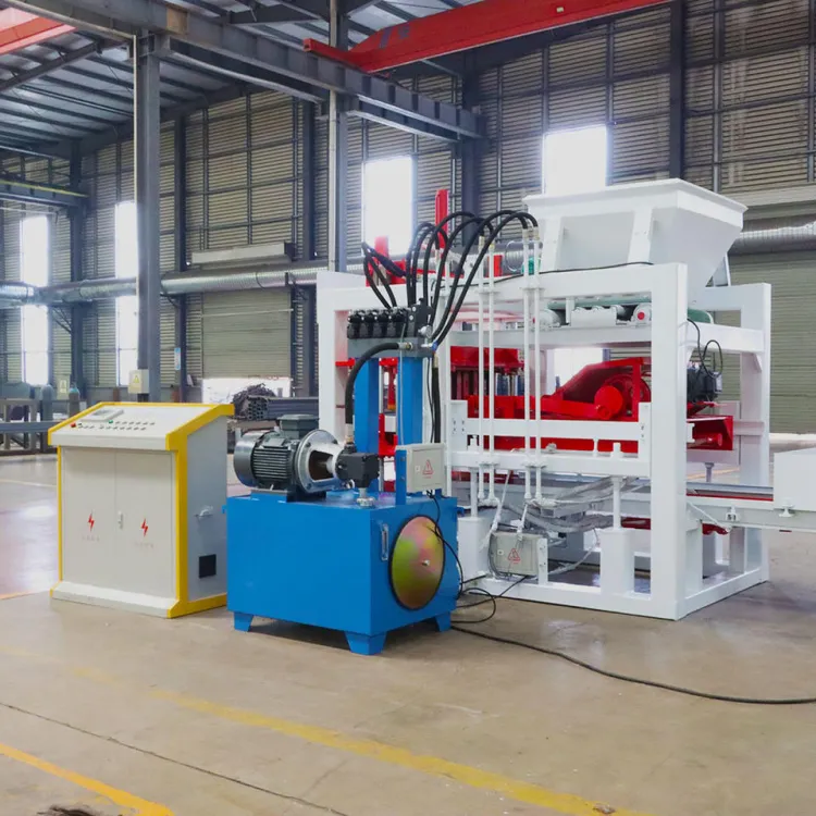 Auto Brick Making Machine Production Line QT4-15 Block Brick Making Machine Machinery Fully Automatic — image 5