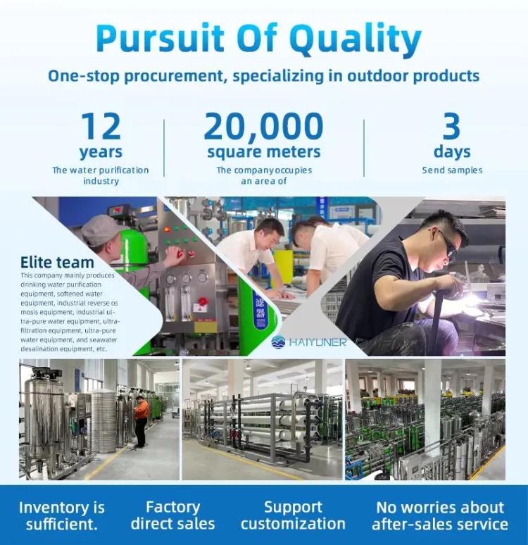 NUO VISTA 6000LPH Two Stage SS304 Reverse Osmosis Complete Pure Water Production Line with Pump 70KW 380V — image 6