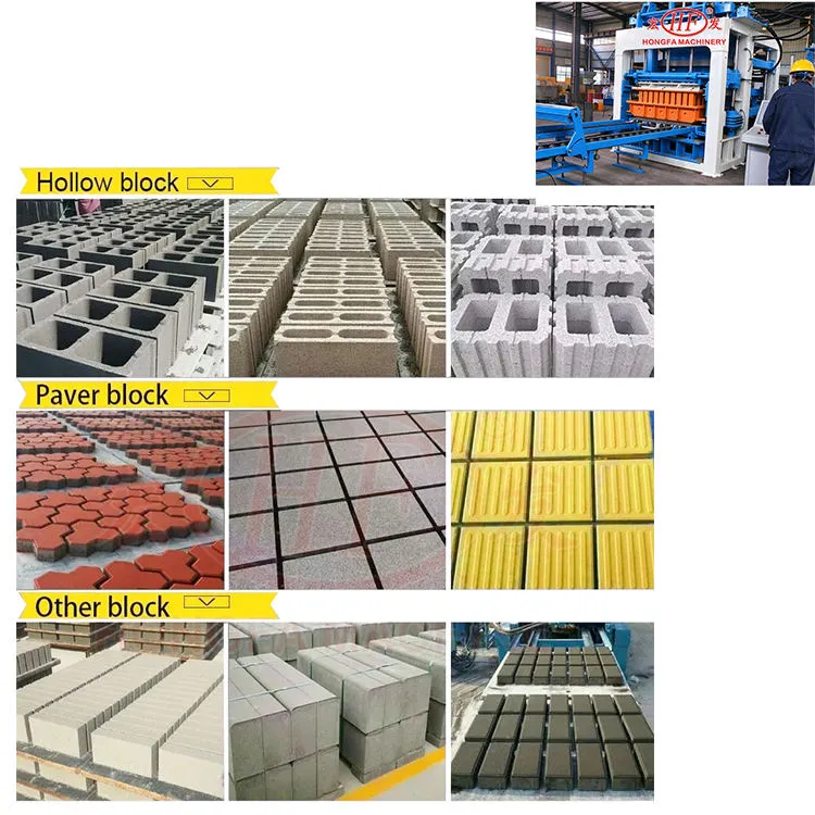 Various Block Making Machine Big Capacity Brick Making Machine 12 Pcs 400x200x200mm Concrete Block Production Line — image 2