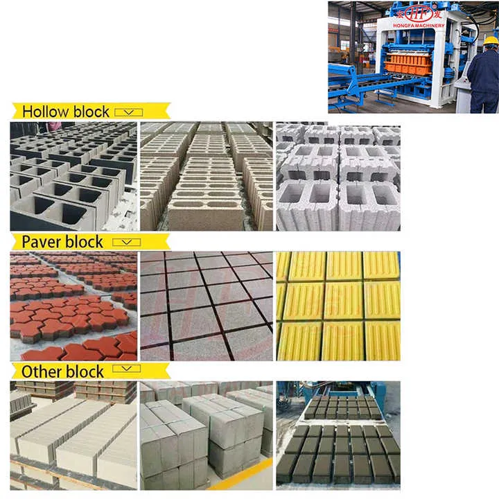 Various Block Making Machine Big Capacity Brick Making Machine 12 Pcs 400x200x200mm Concrete Block Production Line — image 7