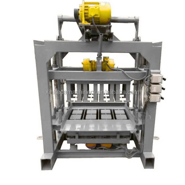 QT4-40 Hollow Block Making Machine Brick Production Line with Mixer Conveyor Gearbox Pump and Sand Hydraulic Pressure Cinder — image 2