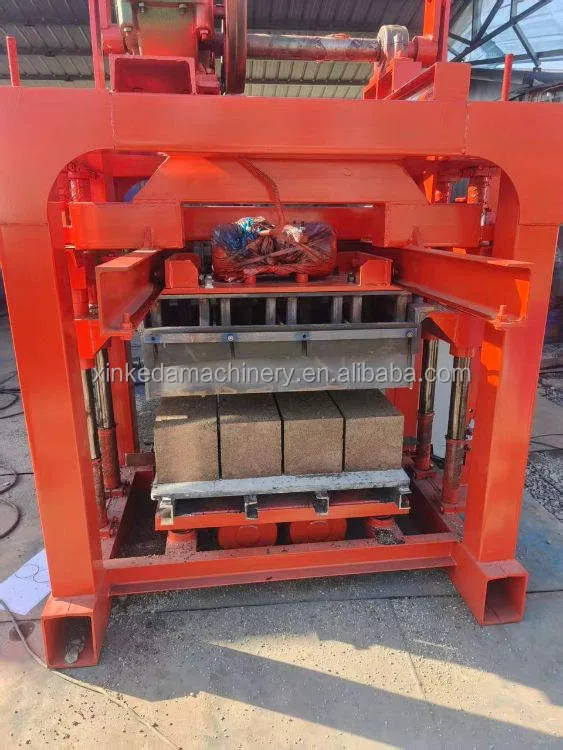 QT4-40 Hollow Block Making Machine Brick Production Line with Mixer Conveyor Gearbox Pump and Sand Hydraulic Pressure Cinder — image 3