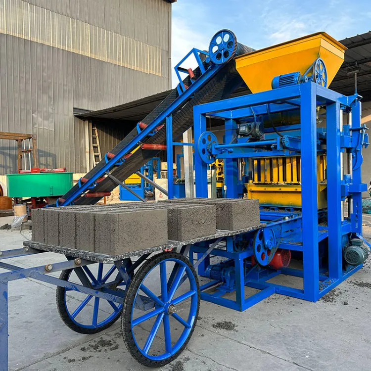 4-24 Automatic Cement Brick Machine Hollow Solid Brick Making Machine Production Line — image 4