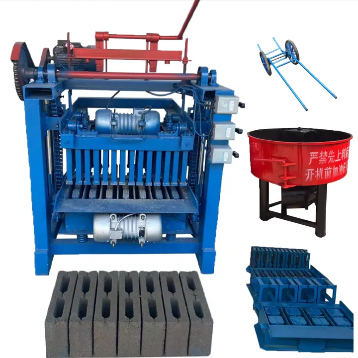 Interlocking Block Brick Making Machine Small Production Line Including Mixing Conveyor Brick Making — image 7