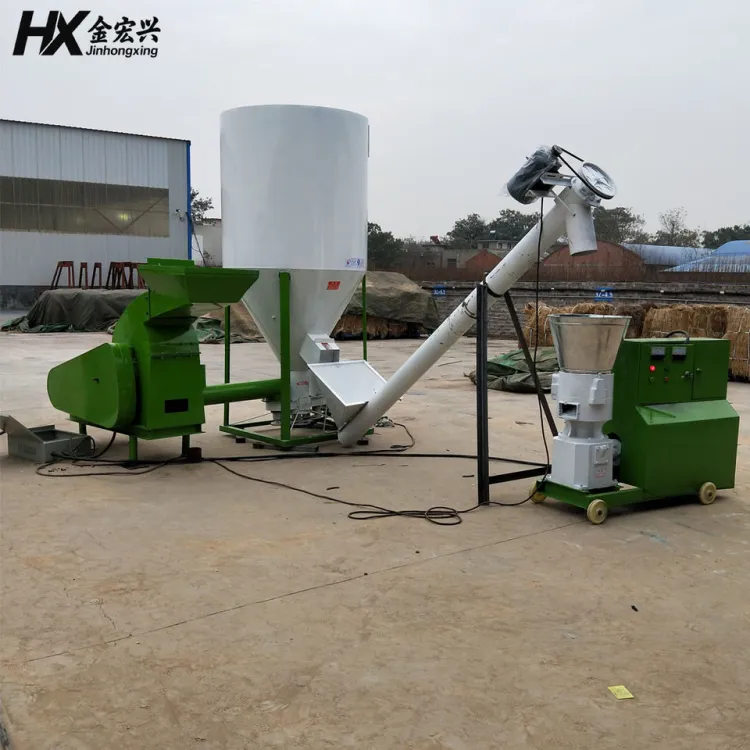 Poultry Livestock Feed Pellet Production Line High Capacity Carbon Steel Feed Mill Machine for Farm Processing Workshop — image 2