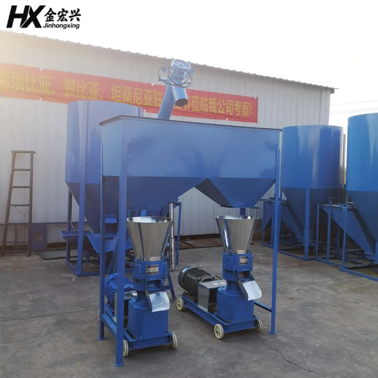 Poultry Livestock Feed Pellet Production Line High Capacity Carbon Steel Feed Mill Machine for Farm Processing Workshop — image 6