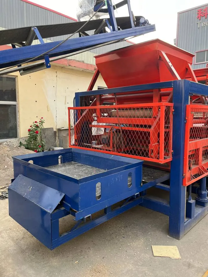 QT12-15 PLC-Controlled Full Automatic Brick Production Line with Curbstone Block Maker and Hydraulic Platform System — image 3
