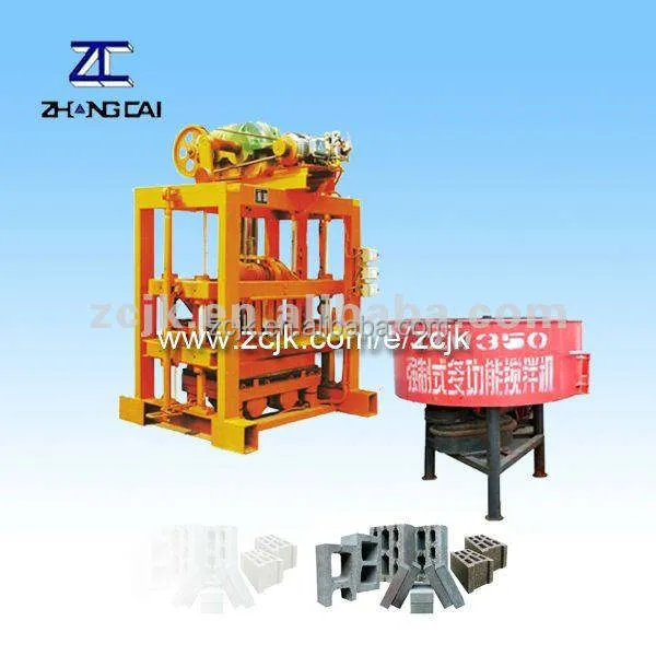 for 4-40 Automatic Hydraulic Pressure Brick Production Line with Engine Motor for Sand Brick Making Small Business Ideas — image 2