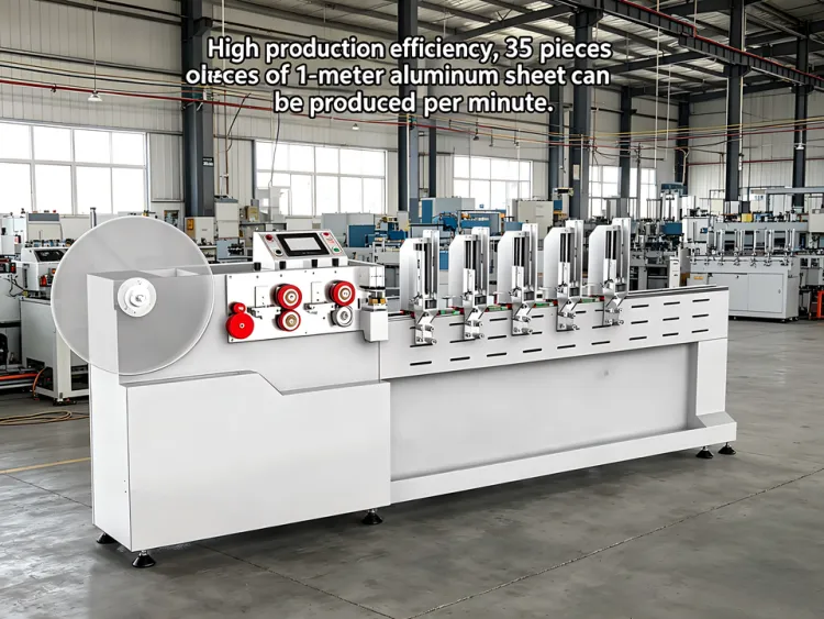 Fully Auto 25mm L-type Aluminum Venetian Blind Production Line Auto Arc Press Punch Cut Ladder Cord Thread Slat Making Machine — image 5