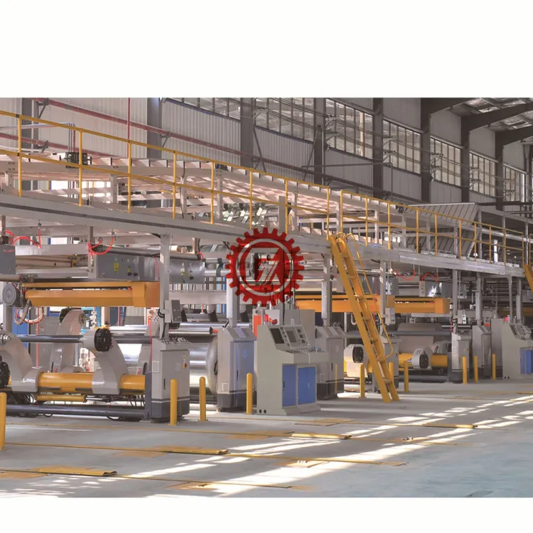 Xinguang Speed 180 Width 1800 Five Layer Corrugated Carton Production Line — image 1