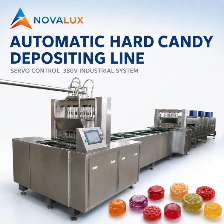 Automatic Servo Hard Candy Depositing Production Line 380V Candy Making Processing Machine — image 1