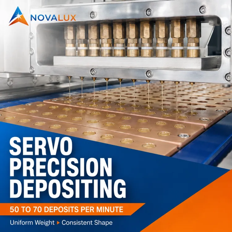 Automatic Servo Hard Candy Depositing Production Line 380V Candy Making Processing Machine — image 3