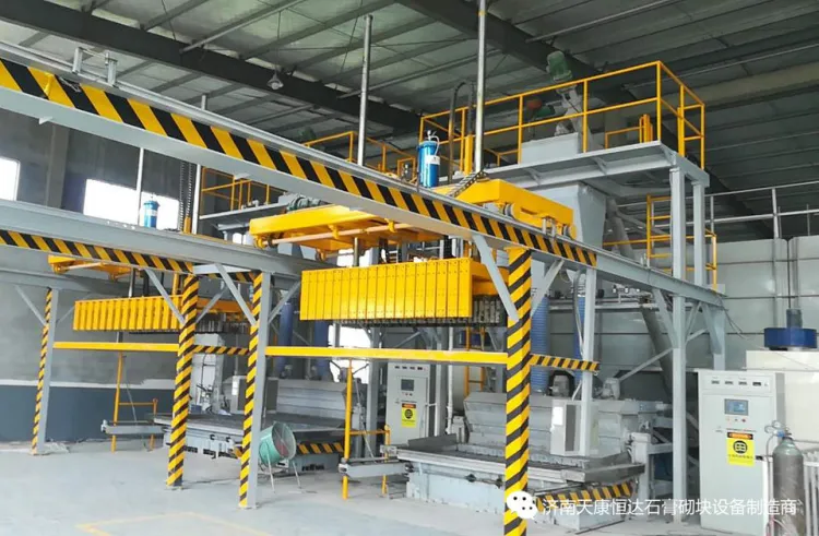 Gypsum Block Production Line Equipment Hollow Brick Making Machine with PLC Core Components — image 6