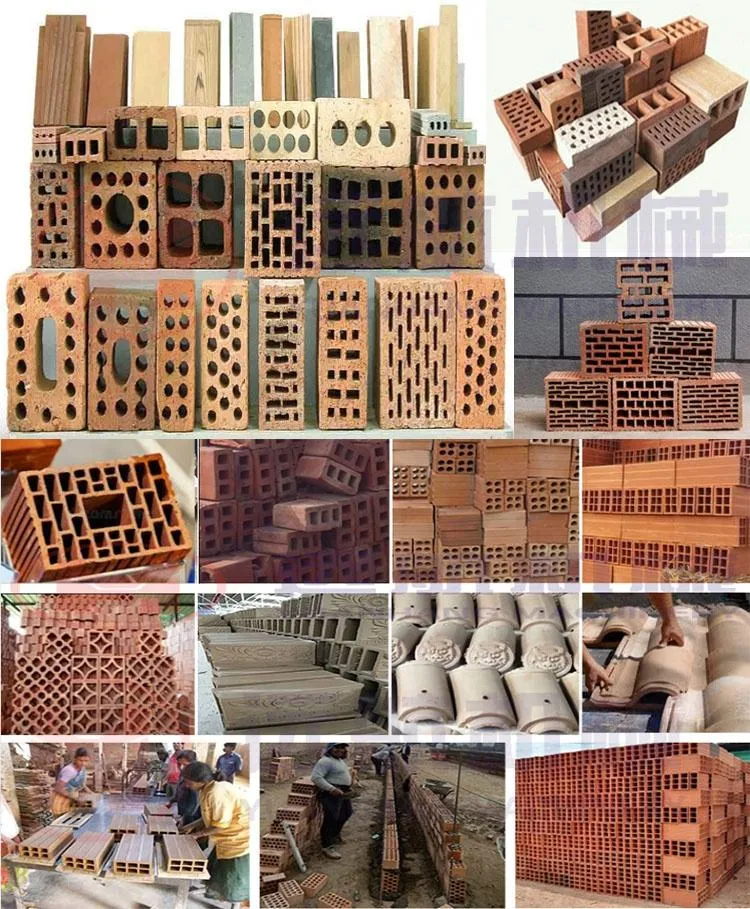 Hollow Solid Brick Production Line Extruder Brick Mud Soil Earth Red Brick Moulding Wall Clay Tile Making Machine — image 2