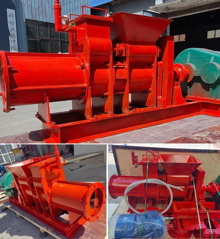 Hollow Solid Brick Production Line Extruder Brick Mud Soil Earth Red Brick Moulding Wall Clay Tile Making Machine — image 3
