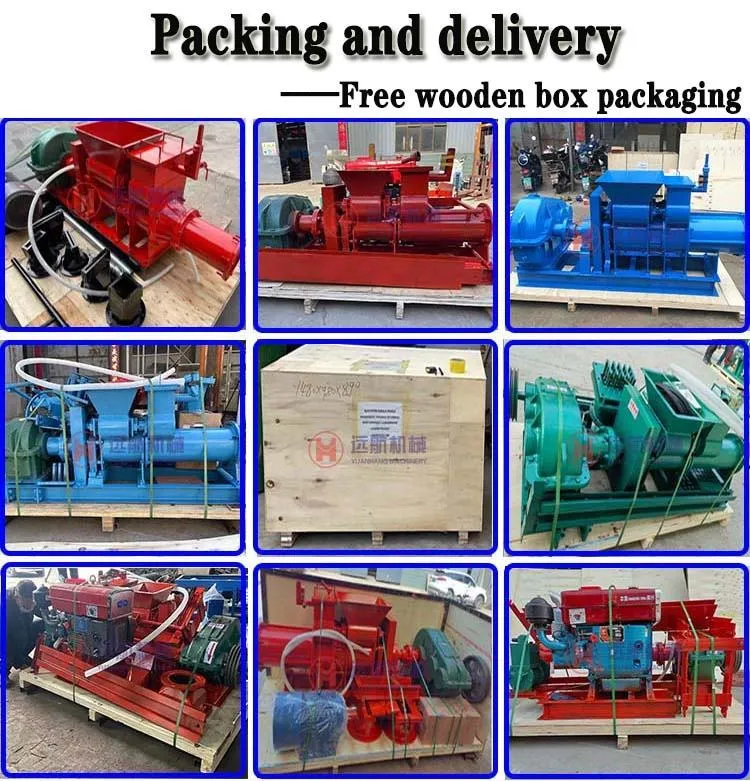 Hollow Solid Brick Production Line Extruder Brick Mud Soil Earth Red Brick Moulding Wall Clay Tile Making Machine — image 4