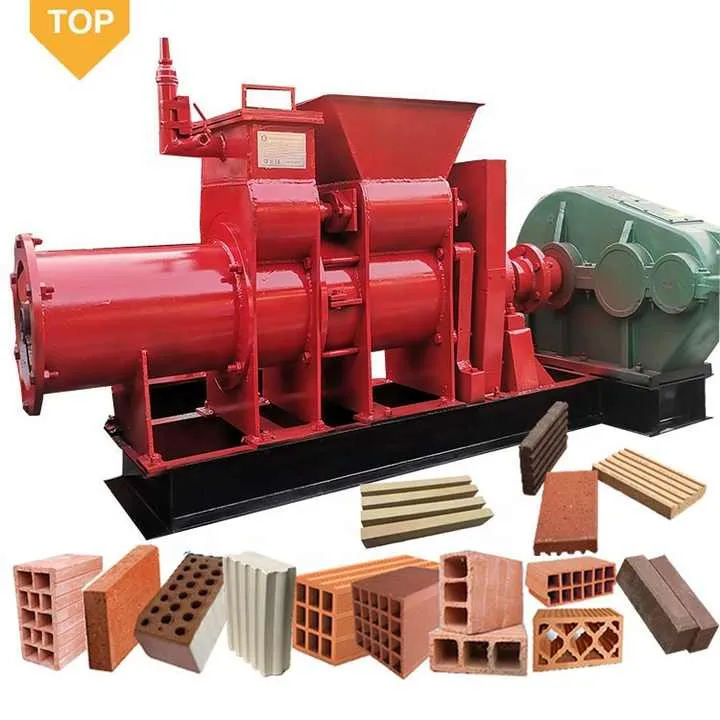 Hollow Solid Brick Production Line Extruder Brick Mud Soil Earth Red Brick Moulding Wall Clay Tile Making Machine — image 6