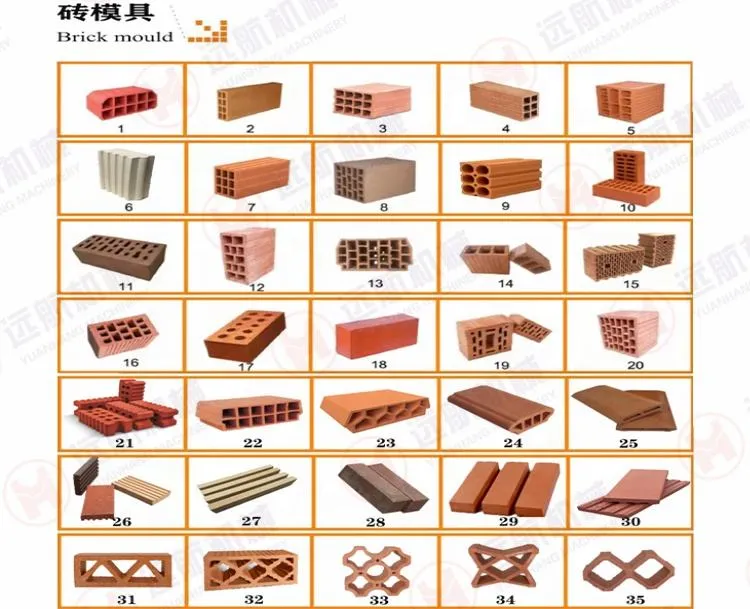 Hollow Solid Brick Production Line Extruder Brick Mud Soil Earth Red Brick Moulding Wall Clay Tile Making Machine — image 7
