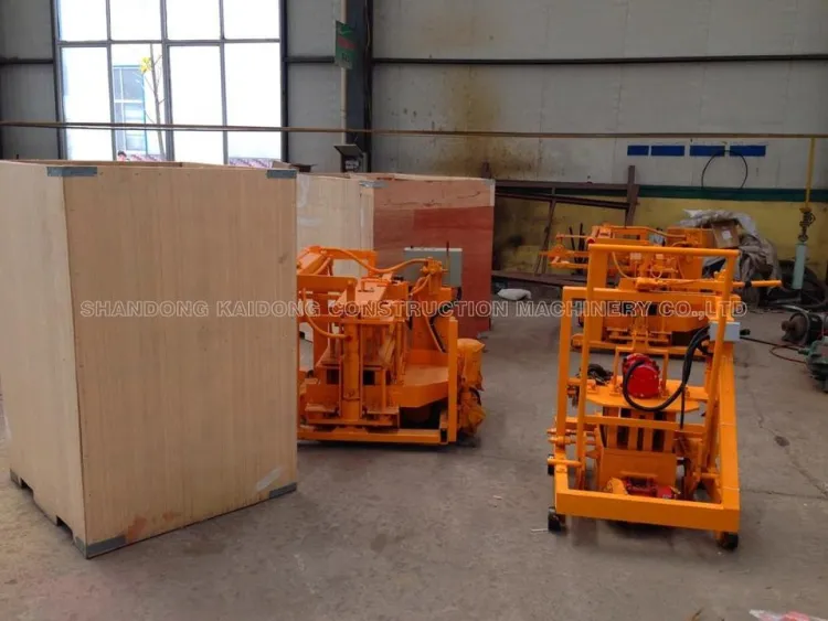 Small Mini Mobile Egg Laying Concrete Hollow Block Making Machine List Moving Brick Making Machine for — image 3