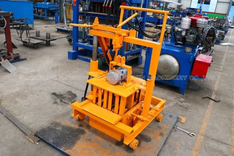 Small Mini Mobile Egg Laying Concrete Hollow Block Making Machine List Moving Brick Making Machine for — image 5
