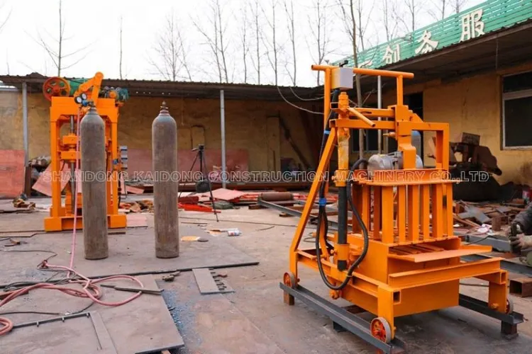 Small Mini Mobile Egg Laying Concrete Hollow Block Making Machine List Moving Brick Making Machine for — image 6