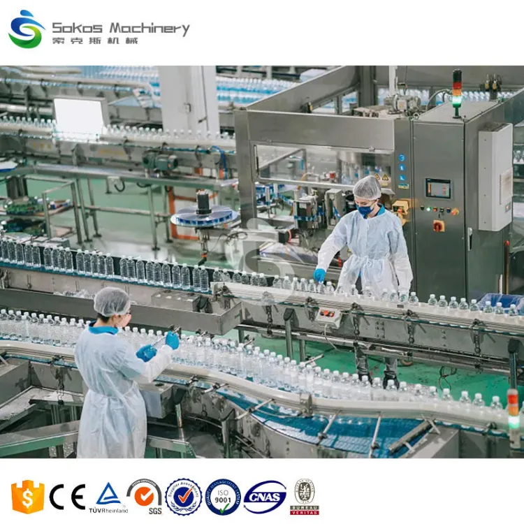 Rotary Bottle Filling Machine Automatic Water Bottling Line with Conveyor Belt System — image 3