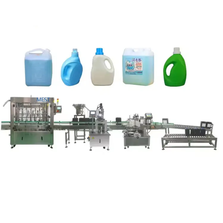 Full Automatic Linear Liquid Juice Honey Bottle Filling Machine Liquid Bottling Production Line for Beverage Paste Sauce — image 3