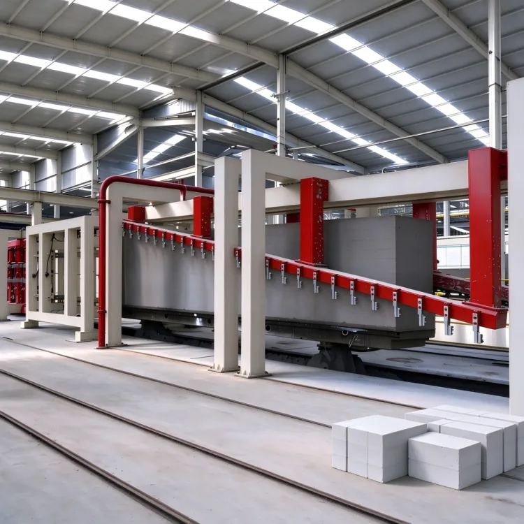 Turnkey Lightweight Autoclaved Aerated Concrete AAC Block Production Line for Custom Plant Design and Installation — image 1
