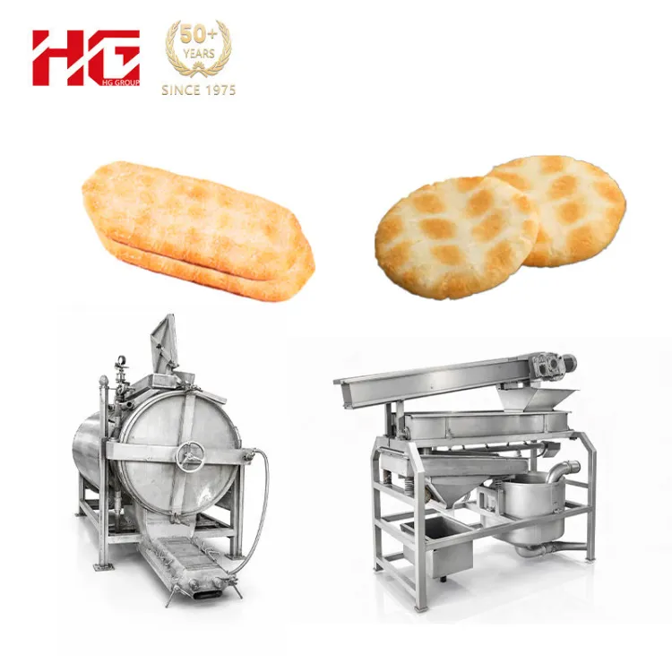HG Fully Automatic Rice Cracker Production Line Industrial Rice Snack Manufacturing Plant Turnkey Solution — image 1