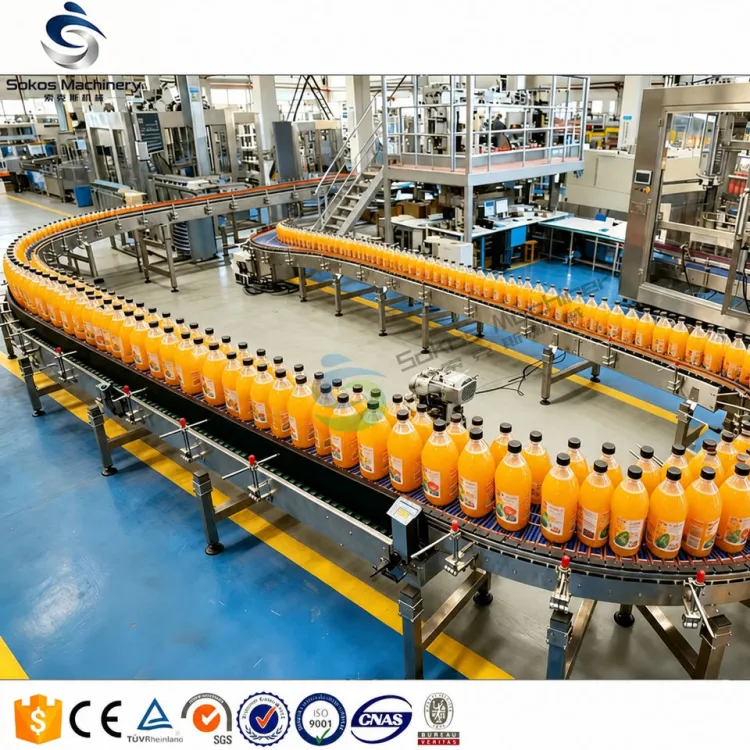 Sokos Complete Juice Beverage Bottling Machine Juice Filling Production Line Turnkey Juice Bottle Manufacturing Plant — image 2
