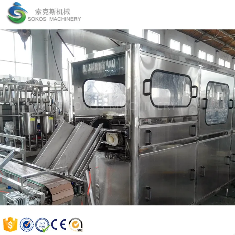 Fully Automatic Water Treatment Plant Bottling Machine 3-5 Gallon Bulk Water Production Line — image 3