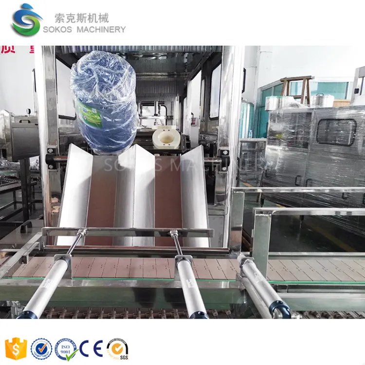 Fully Automatic Water Treatment Plant Bottling Machine 3-5 Gallon Bulk Water Production Line — image 4